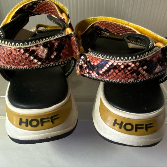 Hoff Women's Pink & Metallic Multicolor Island Seychelles Comfort Sandal 9 EU 40 - Picture 5 of 10